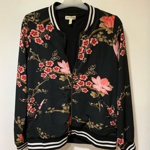 Cherry Blossom Varsity Jacket